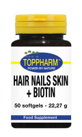 Hair nails skin + biotin